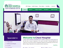 Tablet Screenshot of ludhianachesthospital.com
